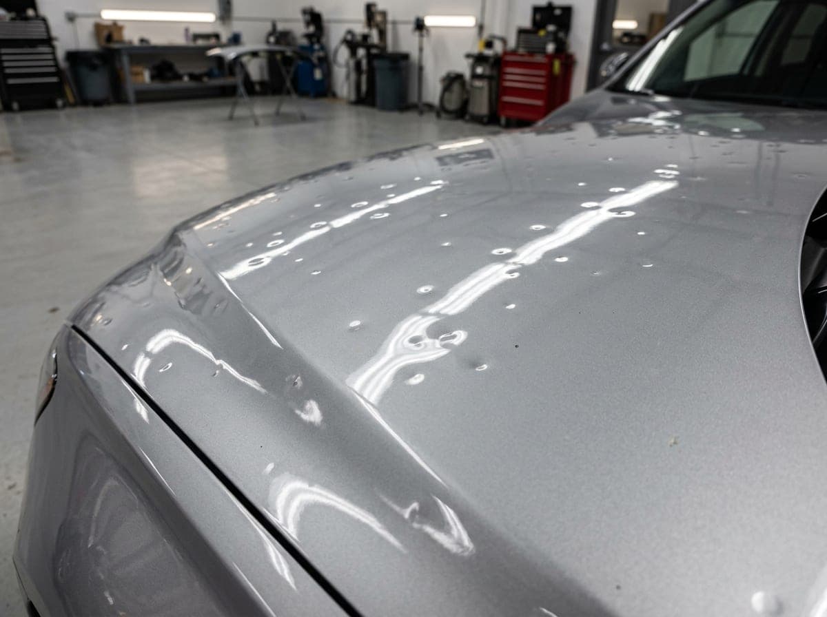 Mercedes C-Class · Hood — Before